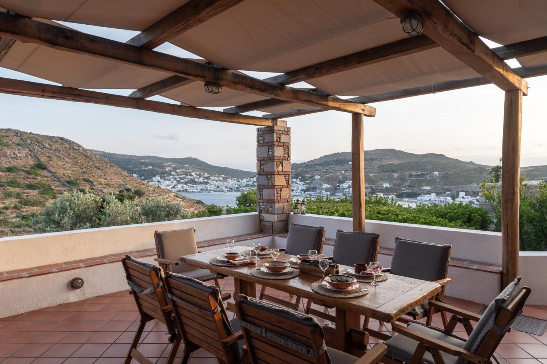 فيلا Blue Vista Patmos سكالا المظهر الخارجي الصورة